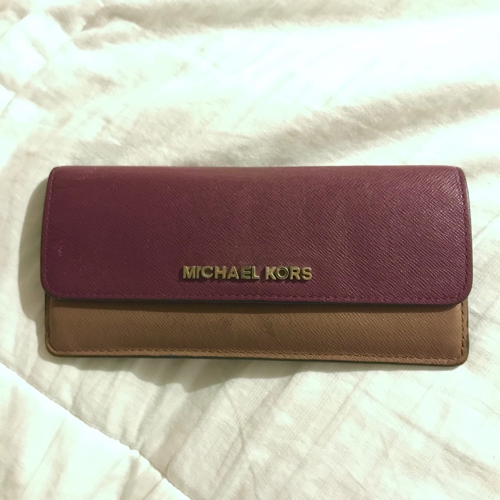 Michael Kors multi-color wallet